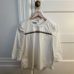 Beautiful Prada Embroidered Blouse!